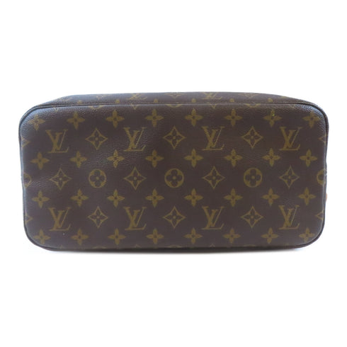 LOUIS VUITTON LV GHW Neverfull MM Shoulder Bag Handbag Monogram Brown
