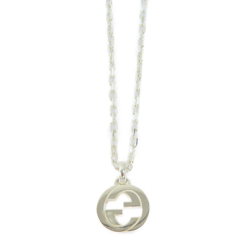 GUCCI GG Necklace 925 Sterling Silver Silver