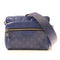 LOUIS VUITTON LV SHW Outdoor Messenger Shoulder Bag M30242 Taiga/Monogram Blue