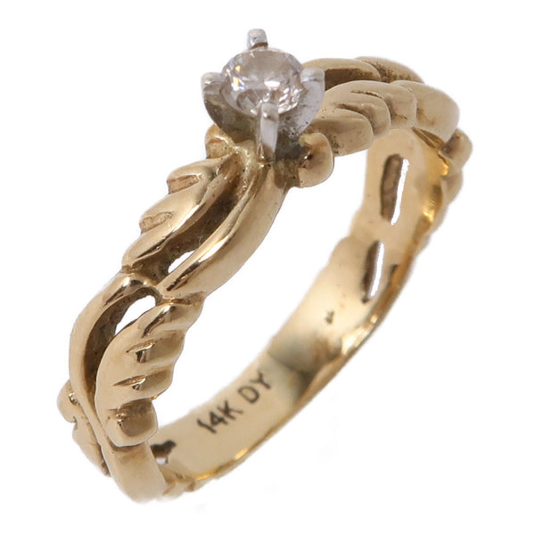 JEWELRY Diamond Ring 14K Yellow Gold US#5.25