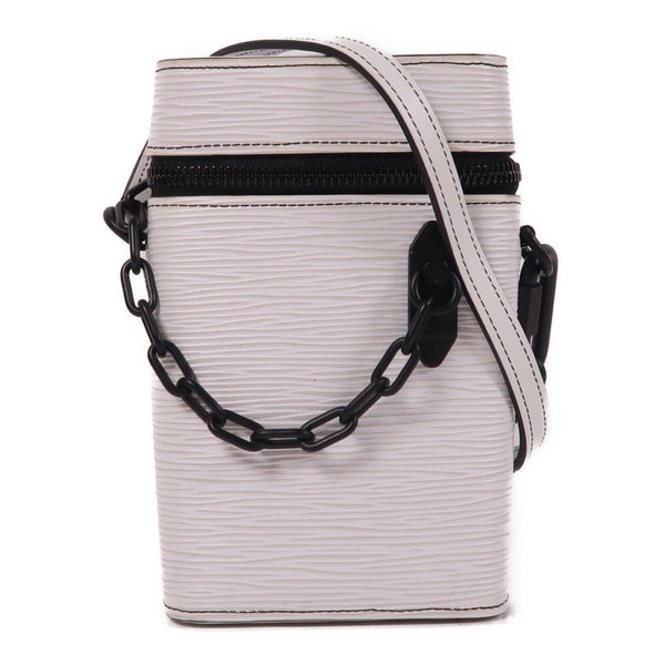 LOUIS VUITTON LV Phone Box Shoulder Bag M68791 Epi White