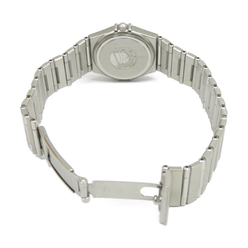 OMEGA Constellation Quartz Wristwatch 1572300 Stainless Steel Beige #17.25cm