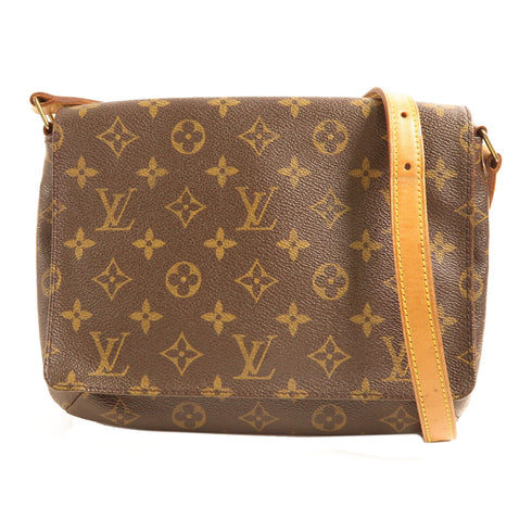 LOUIS VUITTON LV GHW Musette Tango Long Shoulder Bag M51388 Monogram Brown