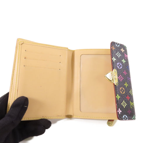 LOUIS VUITTON LV GHW Wallet M58015 Monogram Multicolore Black