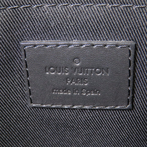 LOUIS VUITTON LV Pochette Discovery Clutch Bag M62903 Monogram Shadow Black v1