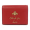GUCCI GG GHW Wallet 460185 Calfskin Leather Red