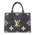 LOUIS VUITTON LV GHW On The Go 2 Way Bag M45659 Monogram Empreinte Black/Beige