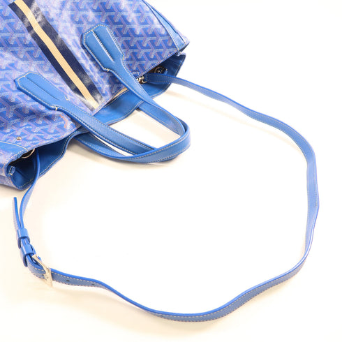 GOYARD SHW 2Way Shoulder Tote Bag Coated Canvas Blue