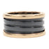 BVLGARI B-zero 1 Ring 18K Rose Gold/Ceramic Black BVLGARI#59/US#8.5