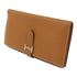 HERMES PHW Bearn W Snap Wallet Long Wallet Epsom Leather 37 Gold