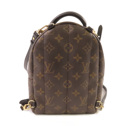LOUIS VUITTON LV GHW Palm Springs Mini Backpack Rucksack M44873 Monogram Brown