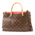 LOUIS VUITTON LV GHW Pallas 2 Way Shoulder Bag Handbag M50067 Monogram Brown