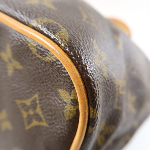 LOUIS VUITTON LV GHW Palermo PM 2 Way Shoulder Bag M40145 Monogram Brown