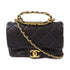 CHANEL Quilted CC GHW 2 Way Chain Shoulder Bag AS3748 Lambskin Leather Black
