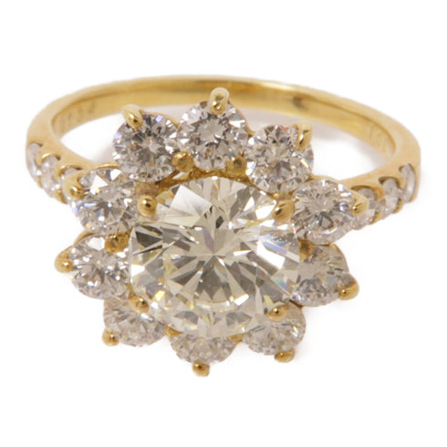 JEWELRY Diamond Ring US#6 18K Yellow Gold v1