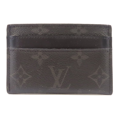 LOUIS VUITTON LV Card Holder Case M62170 Monogram Eclipse