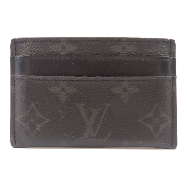 LOUIS VUITTON LV Card Holder Case M62170 Monogram Eclipse
