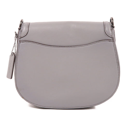 COACH Shoulder Bag G2020-C0749 Calfskin Leather Grey
