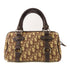 CHRISTIAN DIOR CD Handbag Canvas Brown