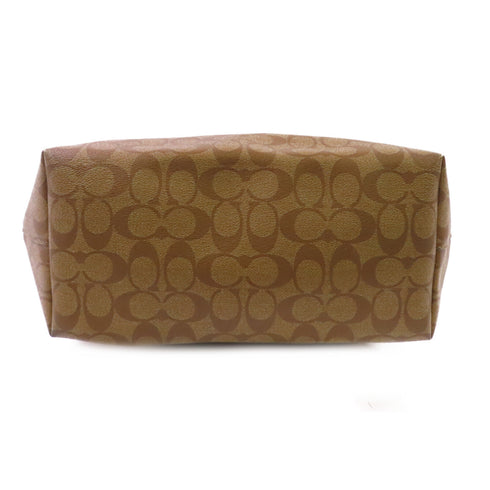 COACH SHW Tote Bag Shoulder Bag Coated Canvas L1779-F58292 Brown Pink