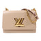 LOUIS VUITTON LV GHW Twist MM Chain Shoulder Bag M21112 Epi Beige