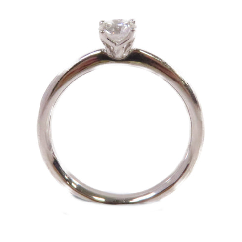 Fine Jewelry 0.29ct Diamond Ring US#5 18K White Gold