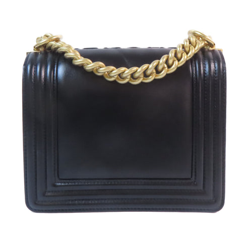 CHANEL CC GHW Chain Shoulder Bag Calfskin Black