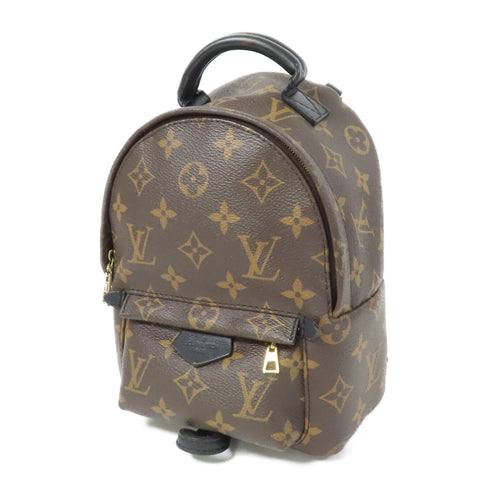 LOUIS VUITTON LV GHW Palm Springs Mini Rucksack Backpack M41562 Monogram Brown