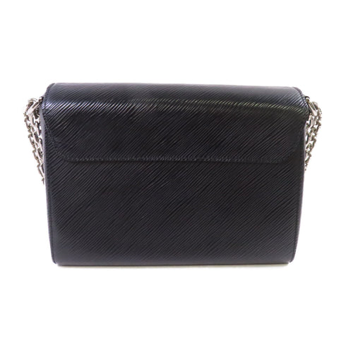 LOUIS VUITTON LV Twist MM Chain Shoulder Bag M50282 Epi Leather Black