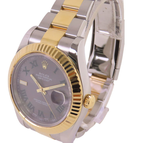 ROLEX Datejust 41mm 116333 Automatic Watch 18K Yellow Gold Stainless Steel