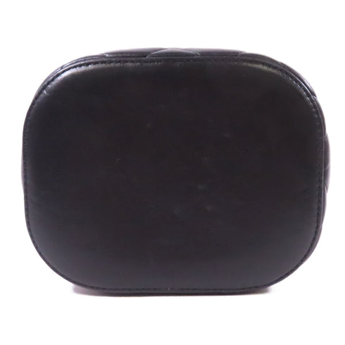 CHANEL CC GHW Trendy CC Vanity Case 2 Way Shoulder Bag Lambskin Leather Black
