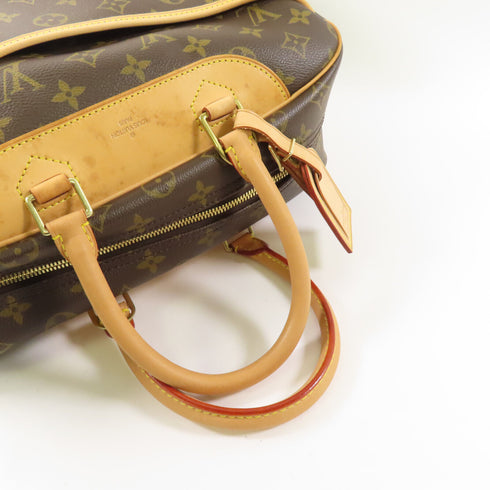 LOUIS VUITTON LV GHW Deauville Handbag M47270 Monogram Brown v3