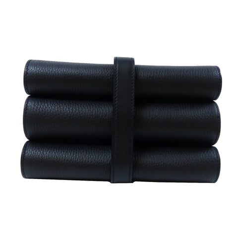 HERMES GHW Simone Bag Shoulder Bag Handbag Togo Leather Noir