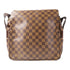 LOUIS VUITTON LV GHW Naviglio Shoulder Messenger Bag N45255 Damier Brown v2