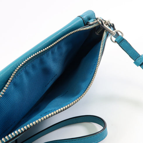 COACH SHW Shoulder Bag Calfskin Leather