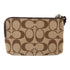 COACH SHW Pouch Canvas Brown
