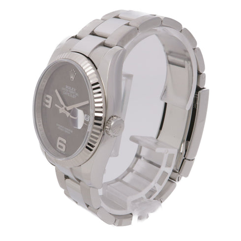 ROLEX Datejust 36mm 116234 Automatic Watch Stainless Steel/18K White Gold Grey