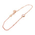 FINE JEWELRY 0.07ct Diamond Bracelet 18K Rose Gold