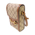 GUCCI GG GHW Horsebit Mini Shoulder Bag Crossbody Coated Canvas 625615 Brown
