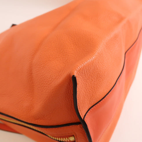 Chloe GHW Shoulder Tote Bag Calfskin Leather