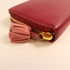 LOEWE GHW Long Wallet Purse 113N95.F13 Lambskin Leather Red