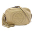 GUCCI GG GHW Soho Disco Shoulder Bag Crossbody 308364 Calfskin Leather Beige