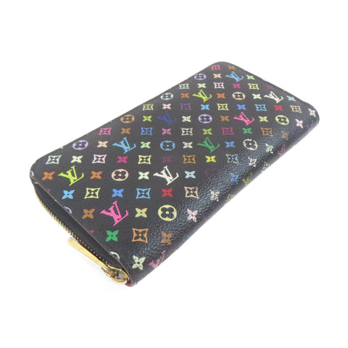 LOUIS VUITTON LV GHW Zippy Wallet M60243 Monogram Multicolore Black
