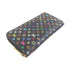 LOUIS VUITTON LV GHW Zippy Wallet M60243 Monogram Multicolore Black