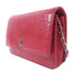 CHANEL CC SHW WOC Wallet On Chain Shoulder Crossbody Bag Lambskin Leather Red