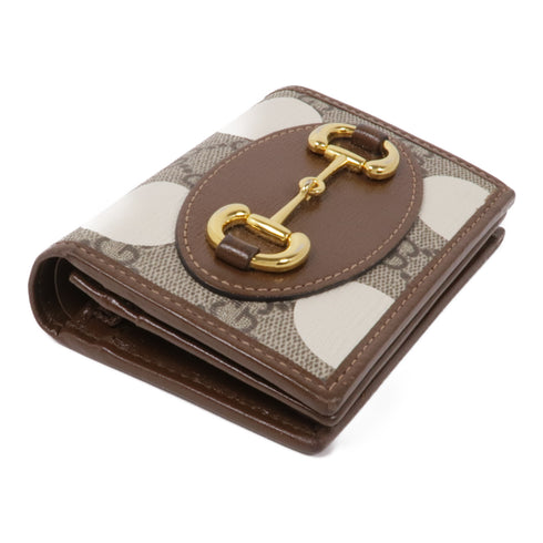 GUCCI GG GHW Wallet 62887 PVC Coated Canvas