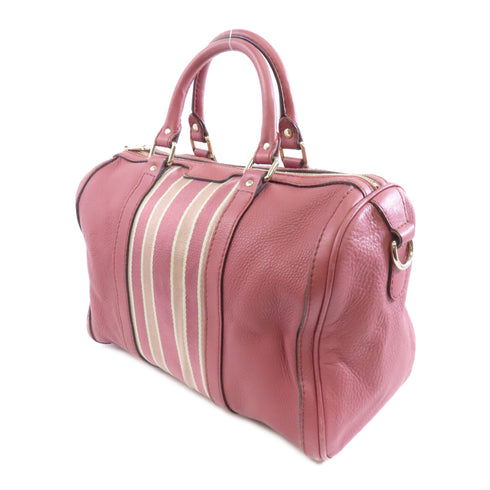 GUCCI GG GHW 2 Way Shoulder Bag Handbag 247205 Calfskin Leather Pink