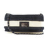 CHANEL CC SHW Chain Shoulder Handbag Canvas Black White