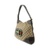 GUCCI GG GHW Horsebit Bag Shoulder Bag Canvas Brown