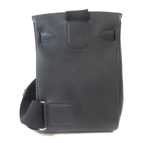 HERMES PHW Hac A Dos PM Backpack Rucksack Togo Leather Noir Black